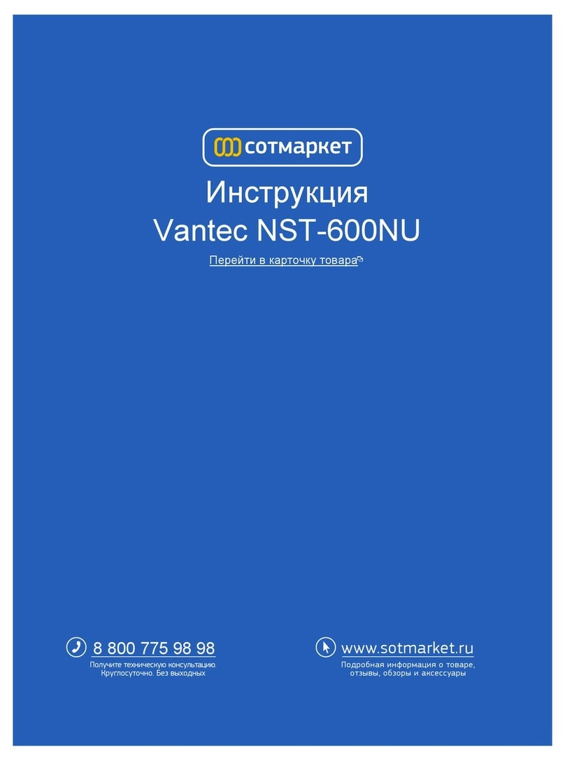 Vantec NextStarFX user manual