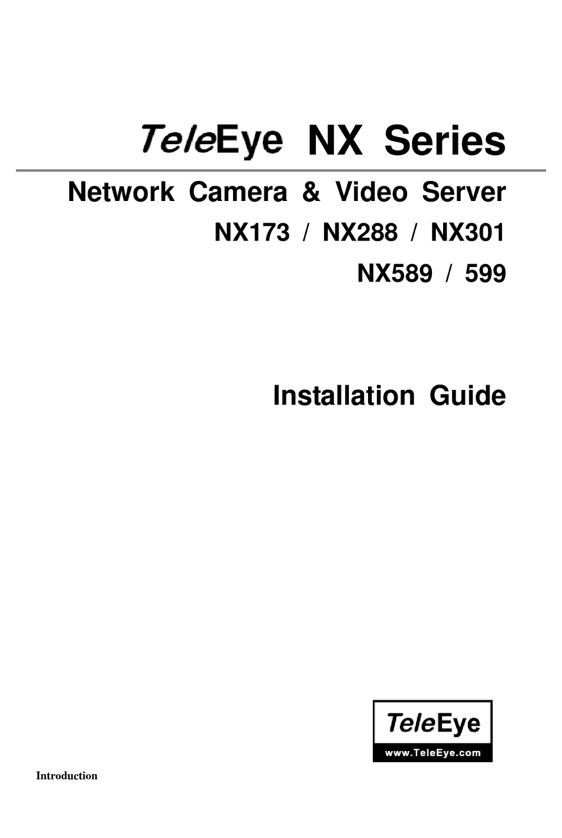 TeleEye NX173 installation guide