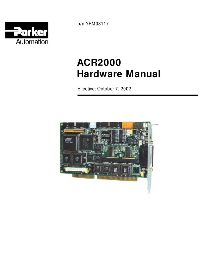 Parker ACR2000 Hardware manual