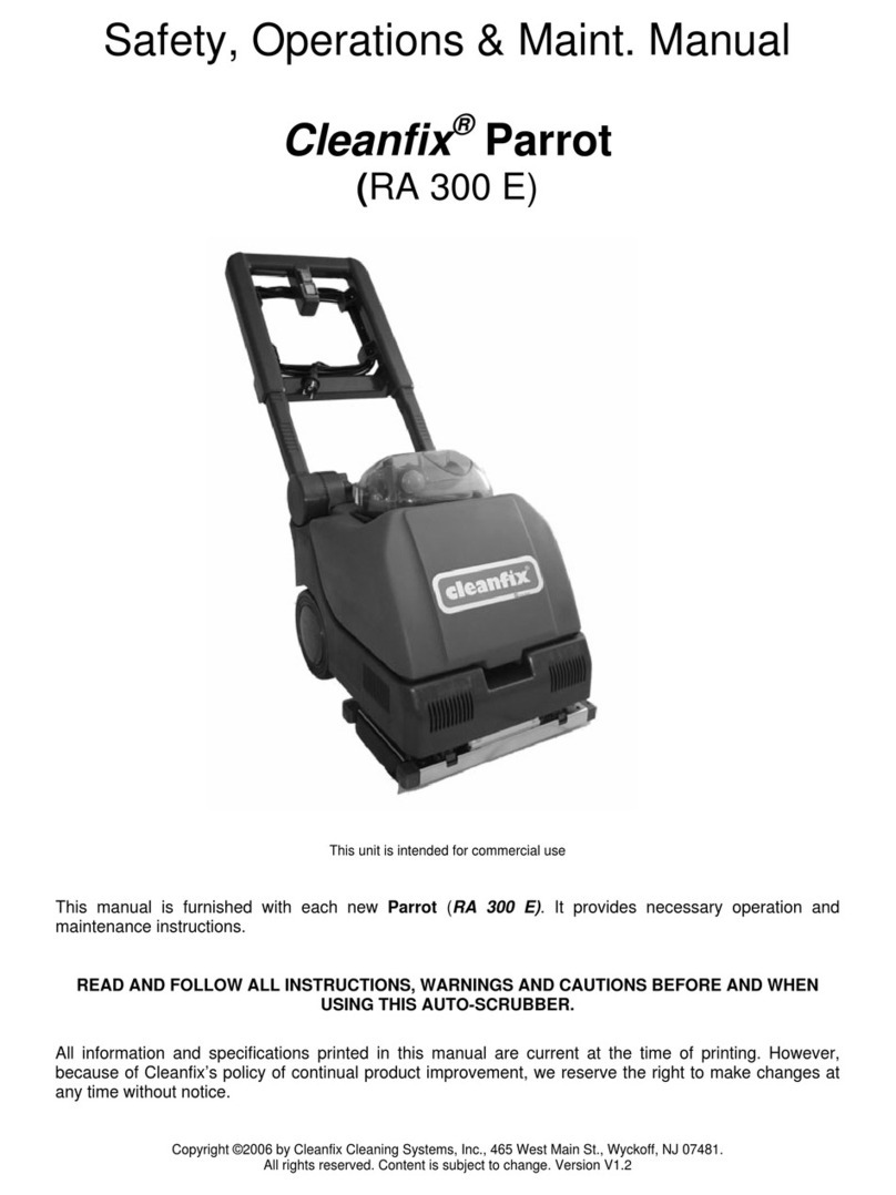 Cleanfix Parrot RA 300 E User manual
