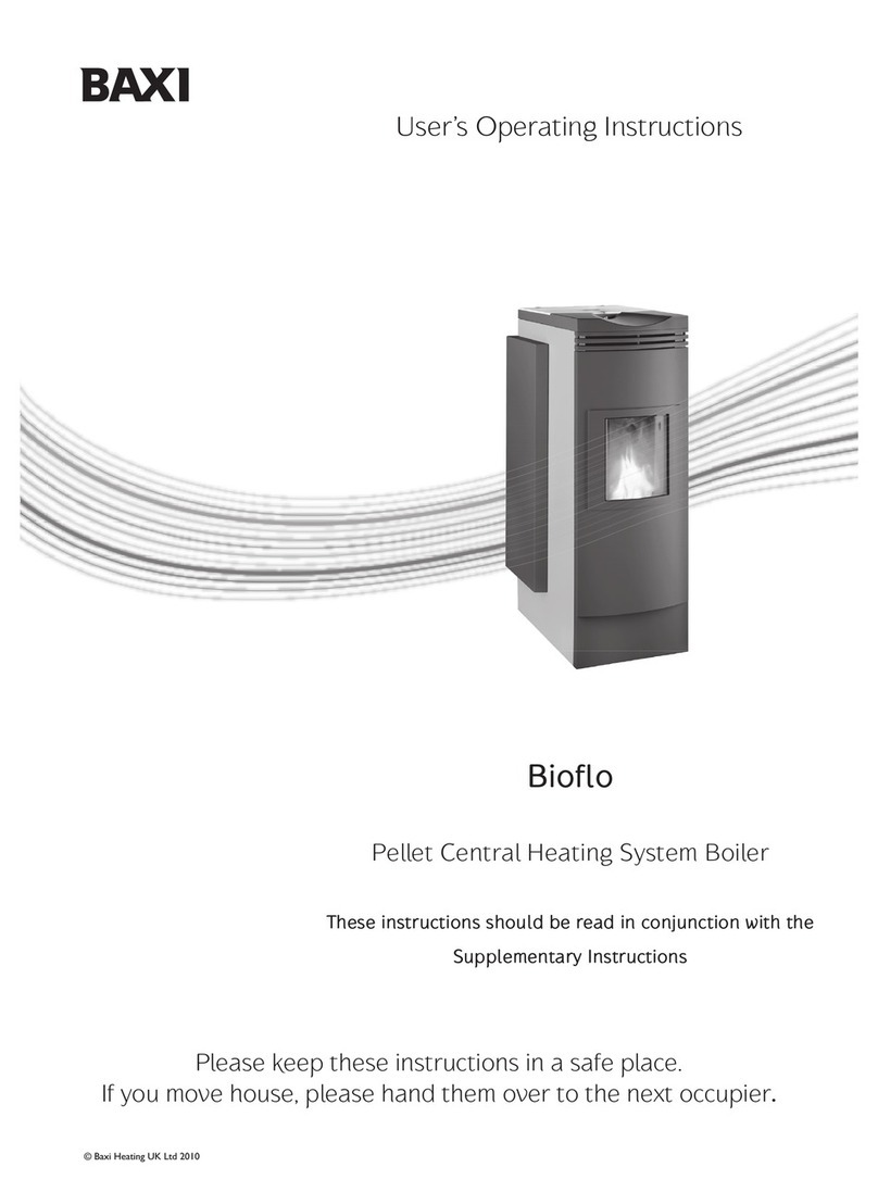 Baxi Bioflo User operating instructions Baxi Bioflo User operating instructions
