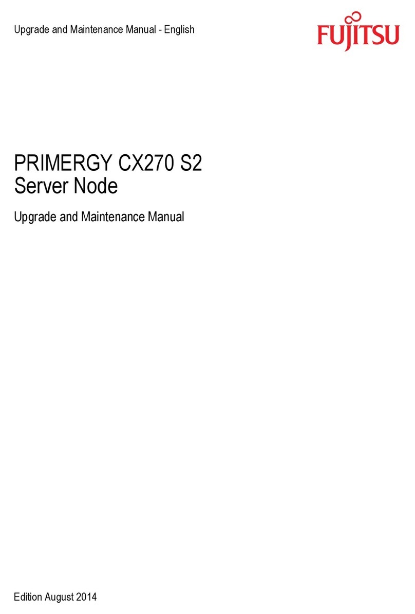 Fujitsu Primergy CX270 S2 User manual