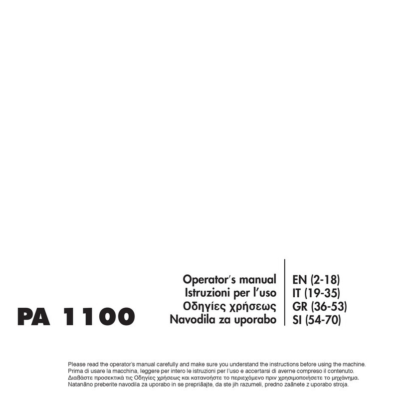 Jonsered PA 1100 User manual