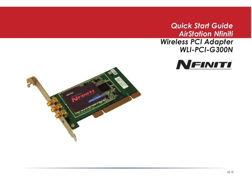 Buffalo Tech Nfiniti WLI-PCI-G300N quick start guide
