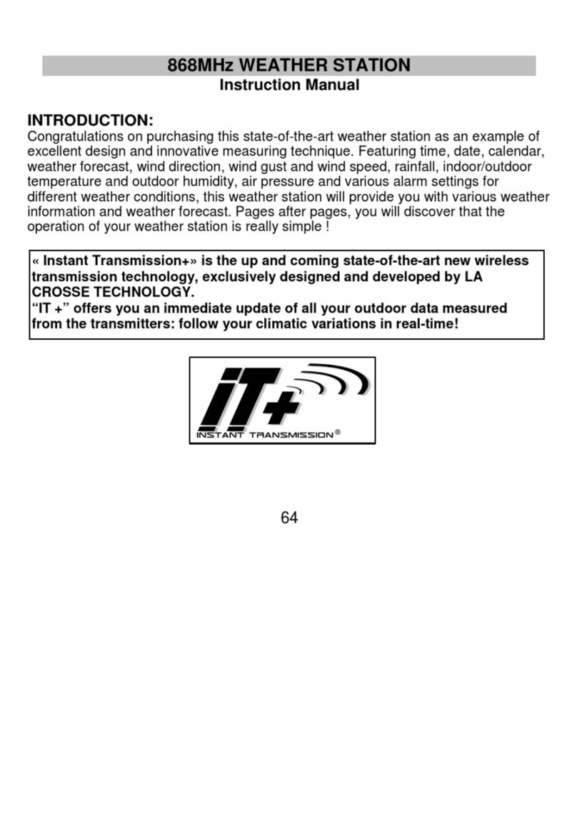 La Crosse Technology WS1506 instruction manual