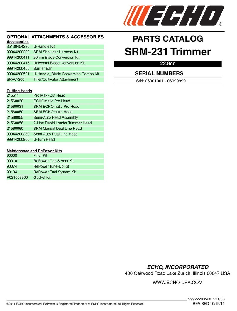 Echo SRM-231 Instruction Manual