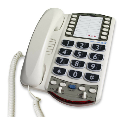 Ameriphone XL-40 operating instructions
