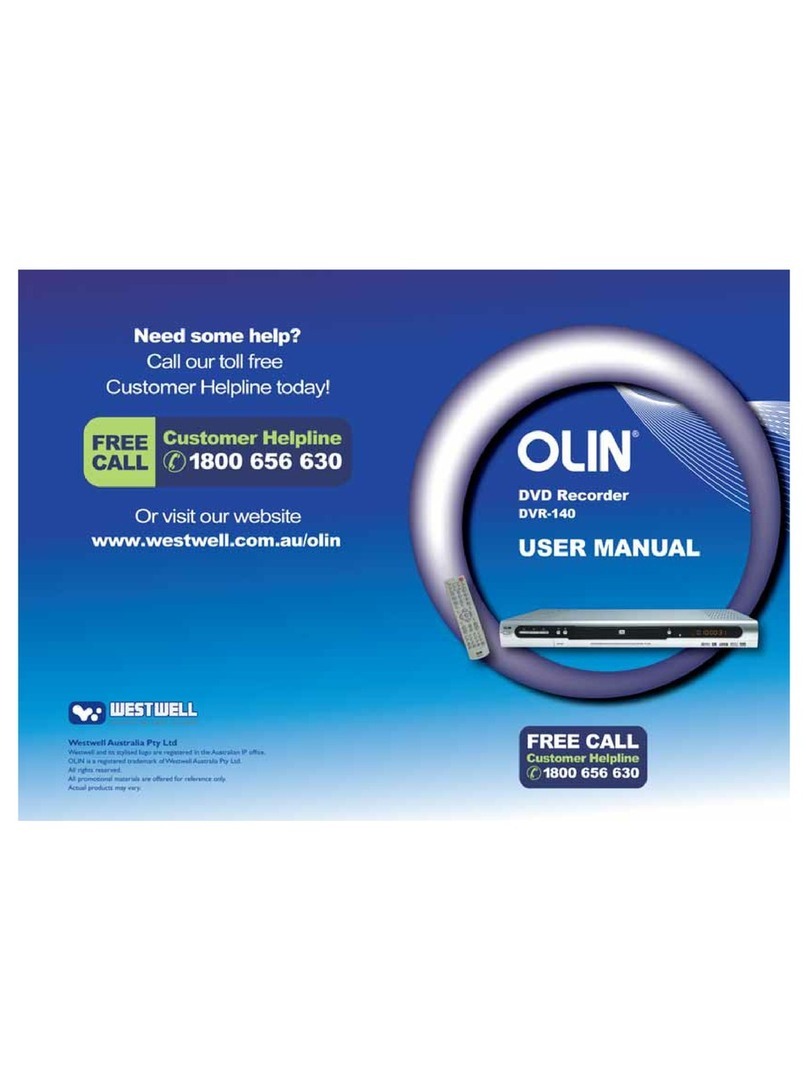 Olin DVR-140 user manual
