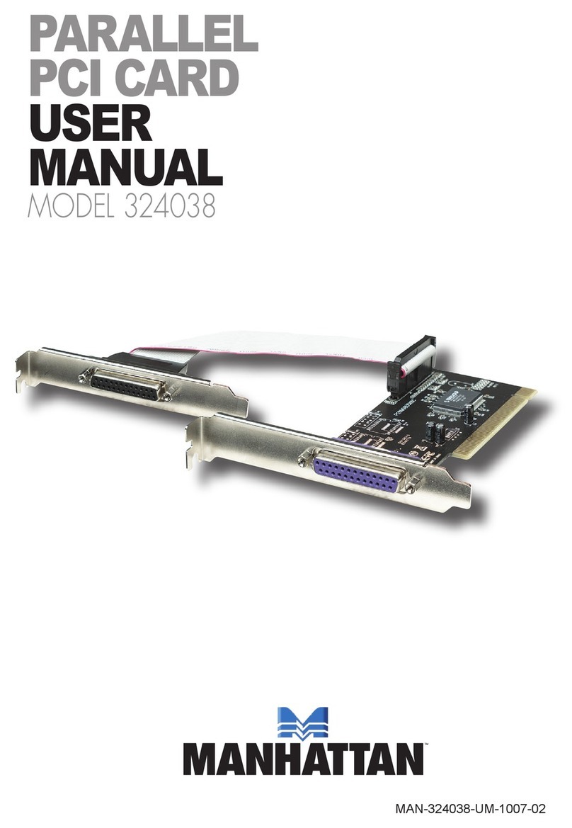 Manhattan 324038 User manual Manhattan 324038 User manual