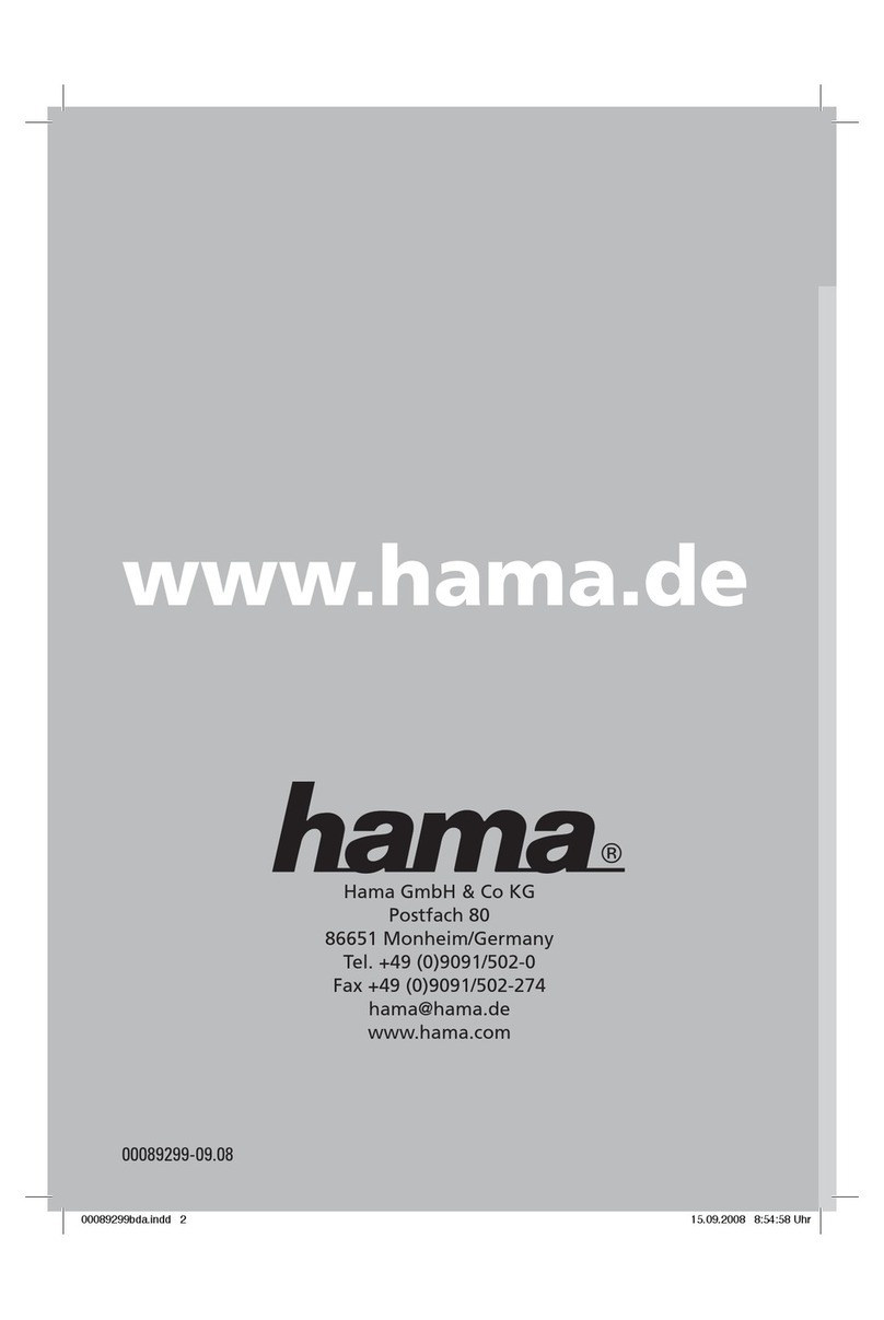 Hama Schuko 00089299 operating instructions