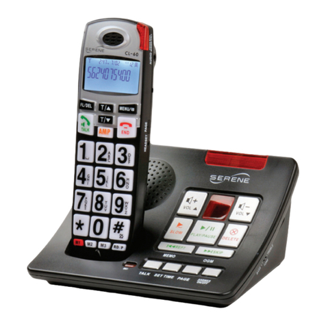 Serene HD Phone CL-60A User manual Serene HD Phone CL-60A User manual