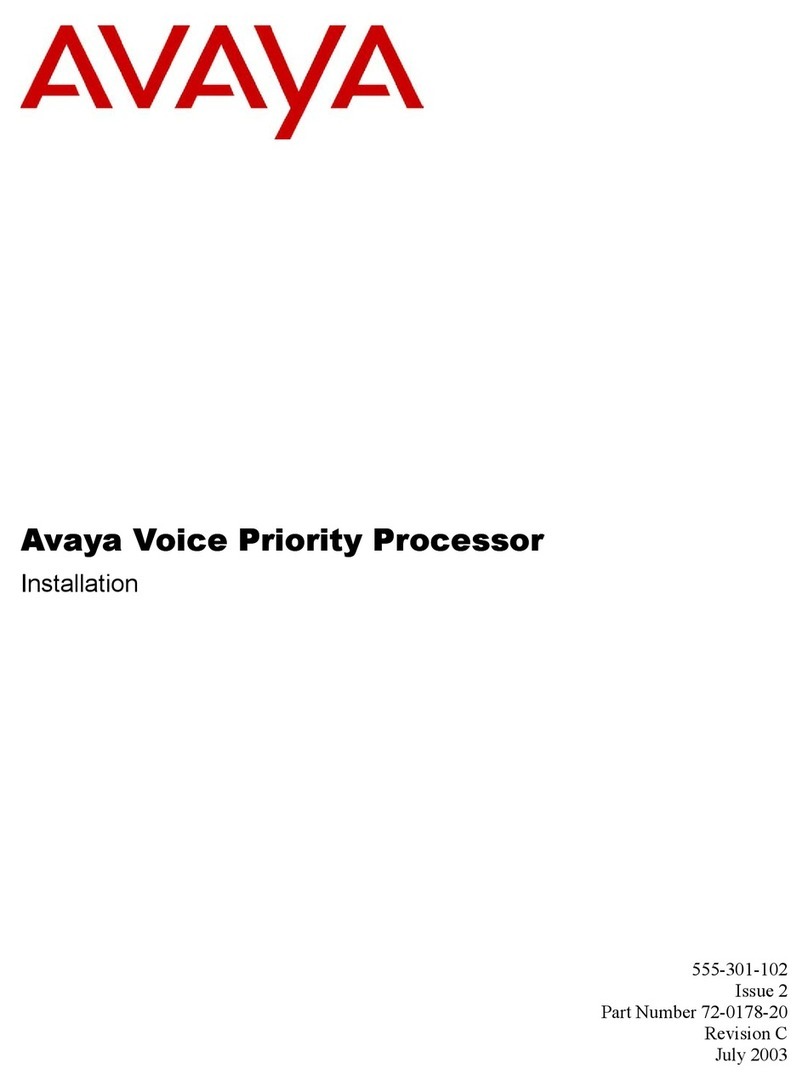 Avaya Voice Priority User manual