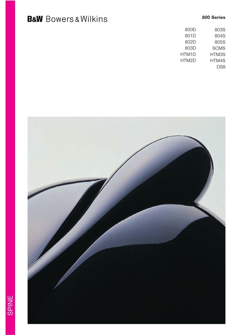Bowers & Wilkins TM4S user manual