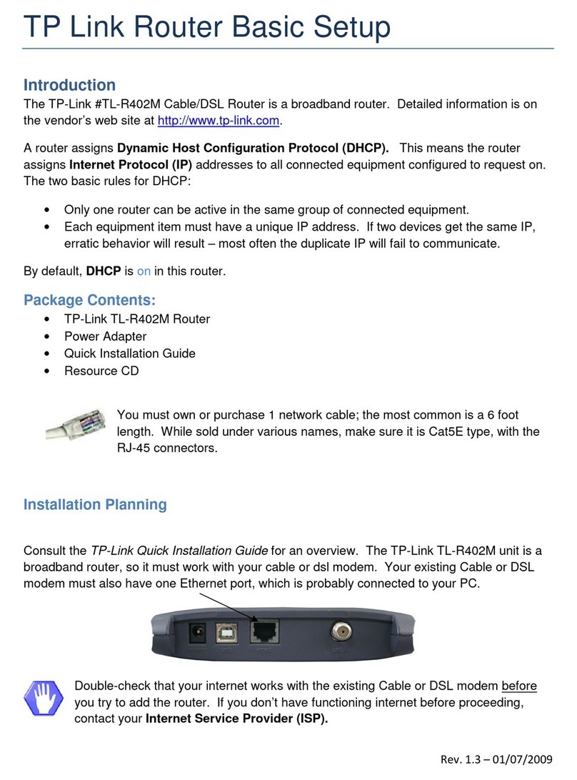 TP-Link TL-R402M Manual