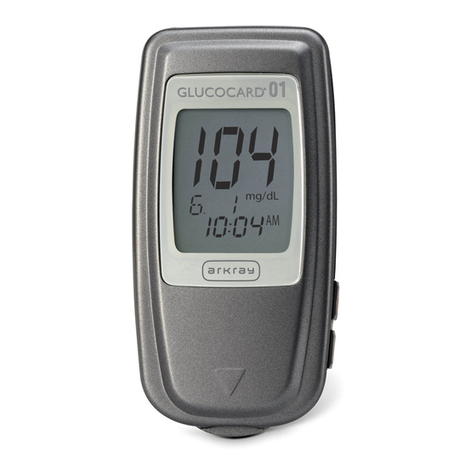 Arkray Glucocard X-Meter Operator's manual Arkray Glucocard X-Meter Operator's manual