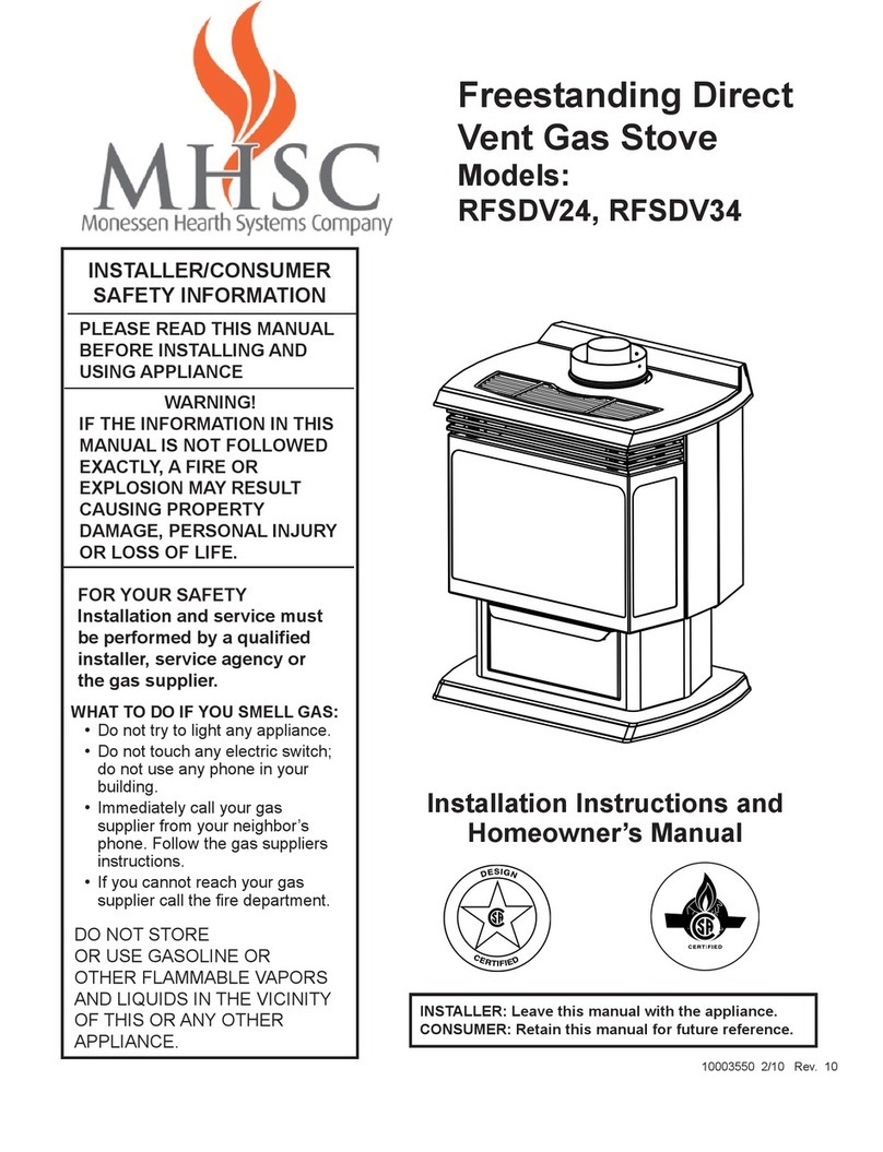 MHSC RFSDV24 Installation instructions and homeowner's manual