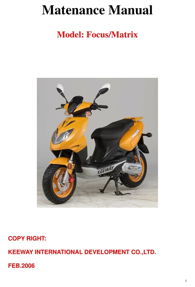 KEEWAY Focus User manual