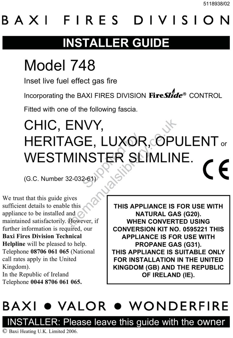 Baxi 748 Assembly instructions Baxi 748 Assembly instructions