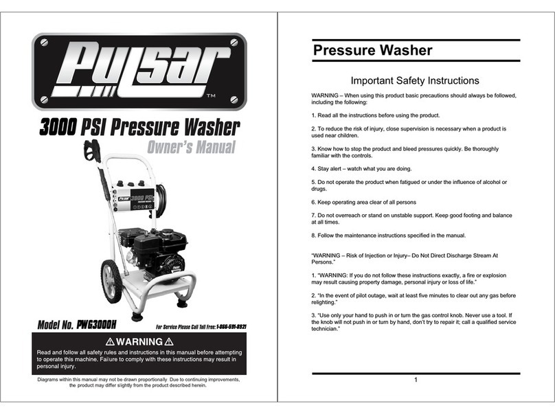 Pulsar PWG3000H User manual Pulsar PWG3000H User manual