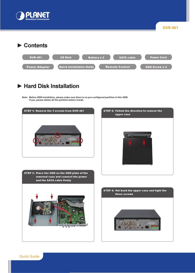 Planet DVR-461 User manual
