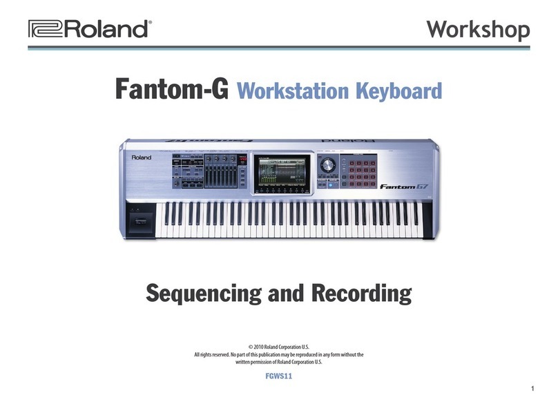 Roland Fantom-G FGWS11 Manual