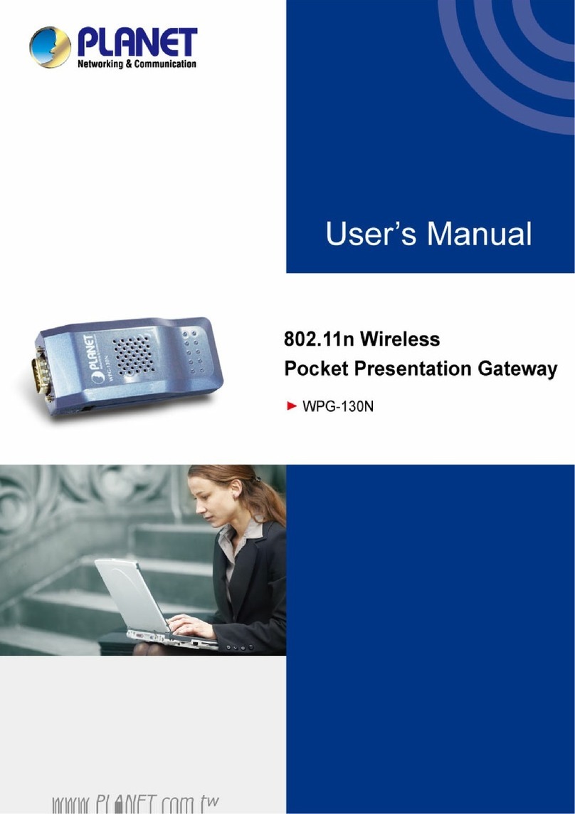 Planet WPG-130N User manual