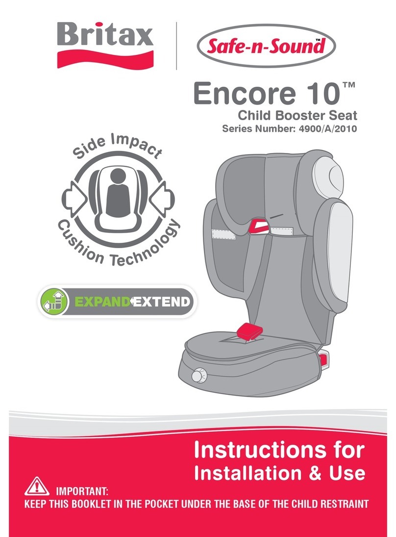 Britax Encore 10 User manual