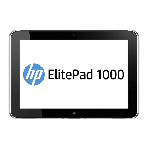 HP elitepad-1000 User manual