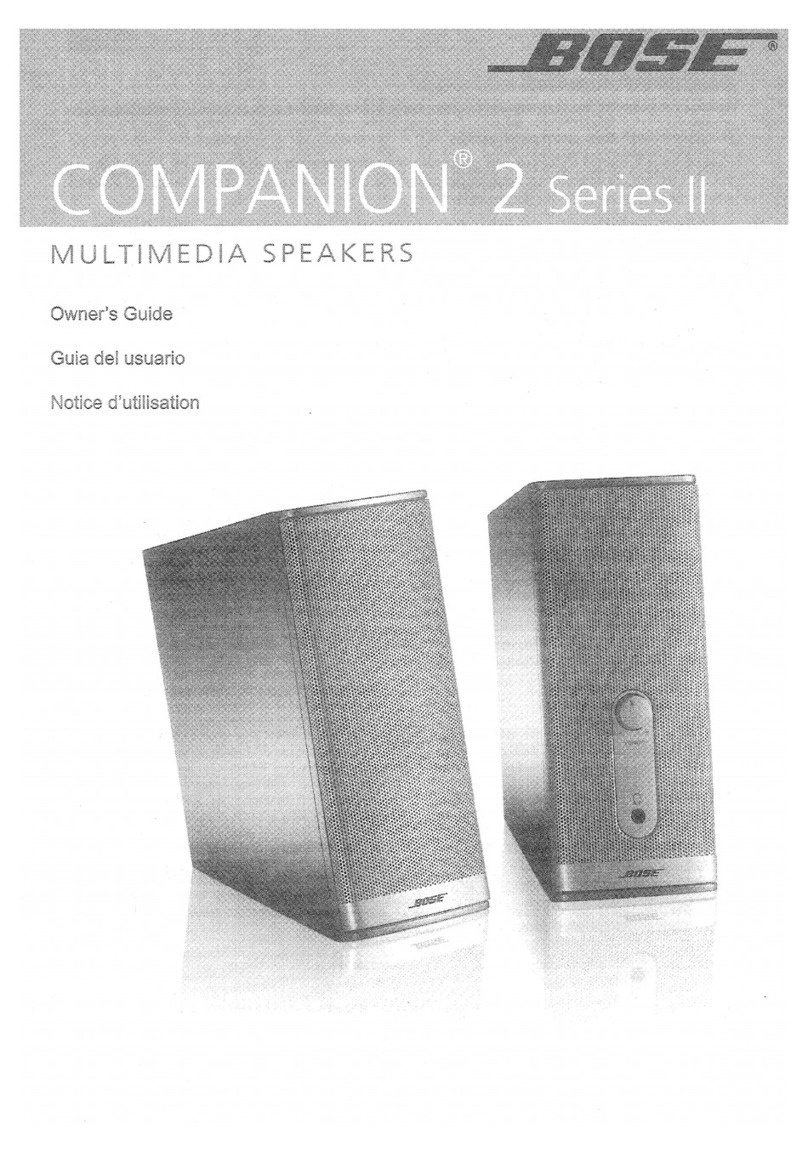 Bose COMPANION 2 User manual