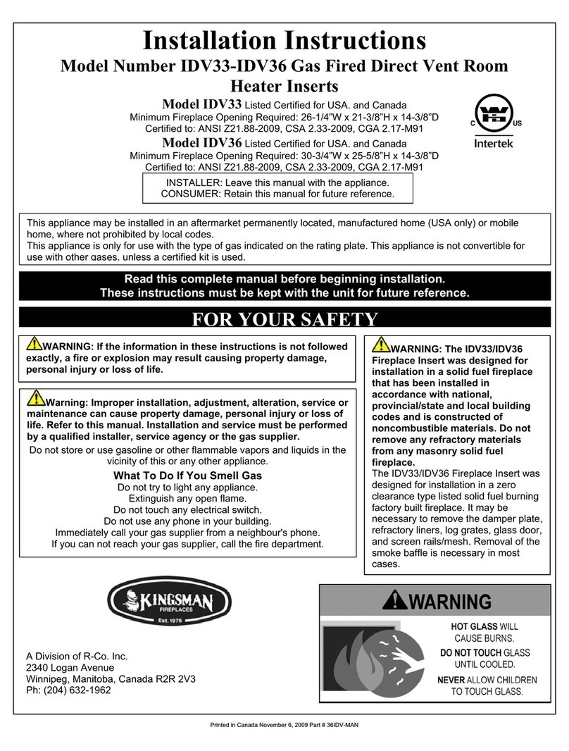 Marquis IDV33 installation instructions