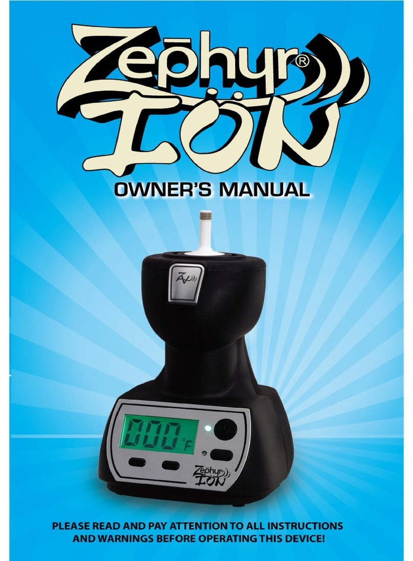 Zephyr Ion owner's manual