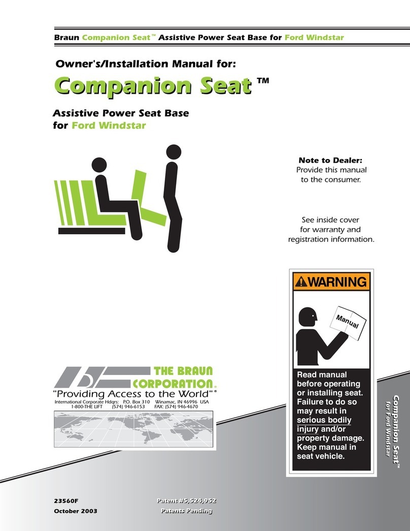 Braun Windstar Owners & installation manual Braun Windstar Owners & installation manual