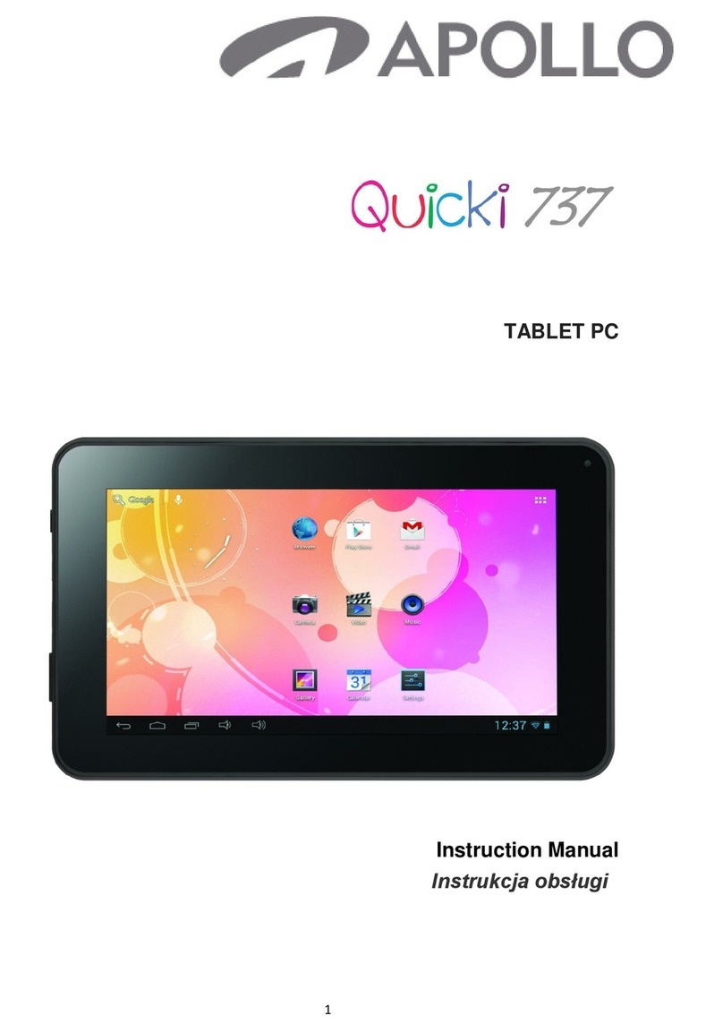 Apollo Quicki 737 User manual