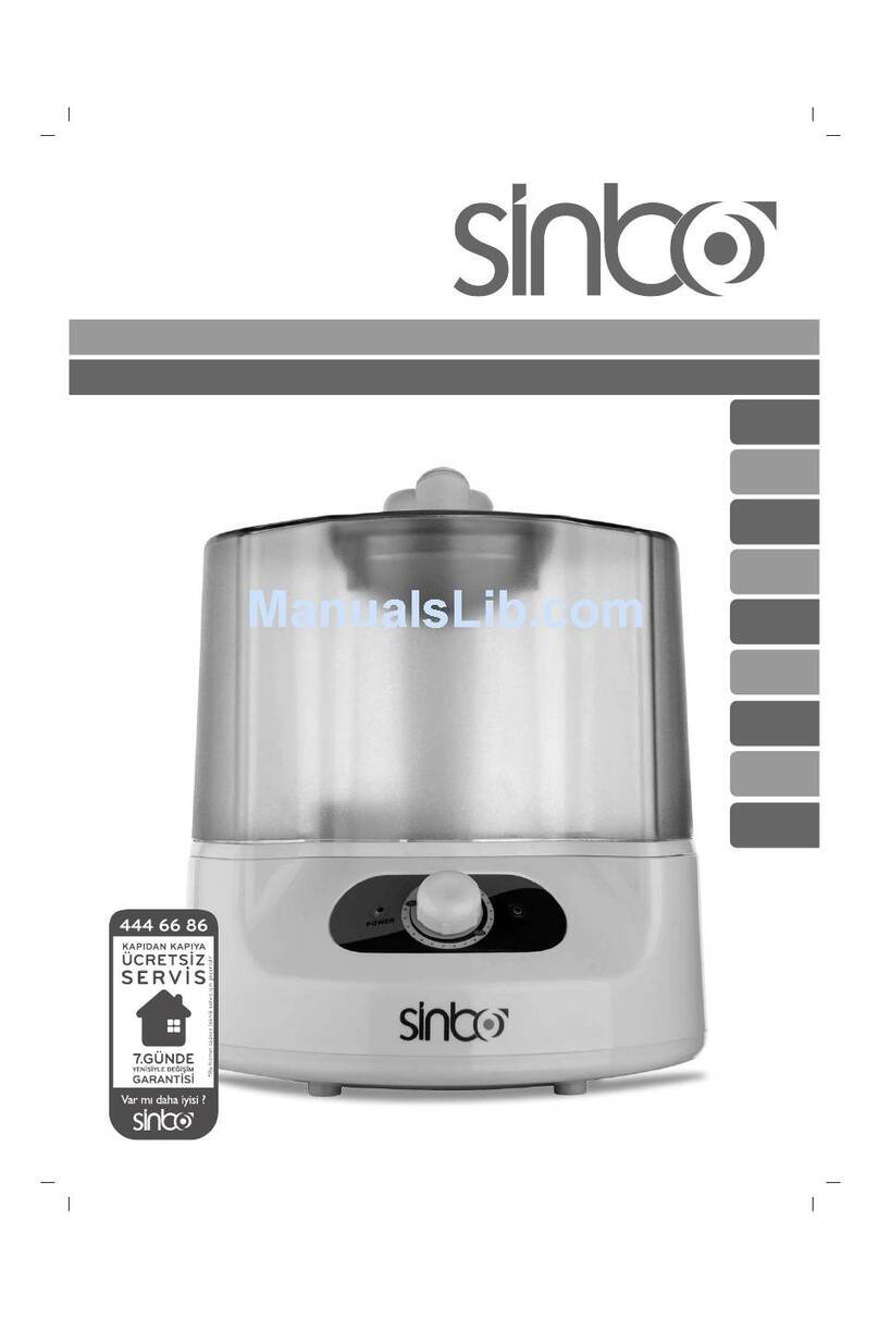 Sinbo SAH-6101 user manual