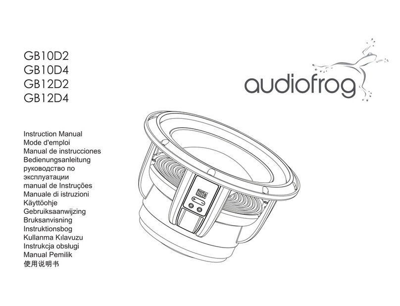 Audiofrog GB10D2 User manual