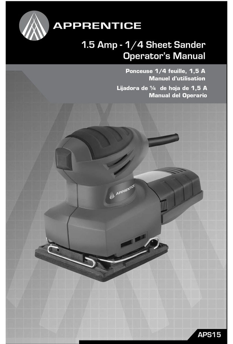 Apprentice ARS55 Operator's manual