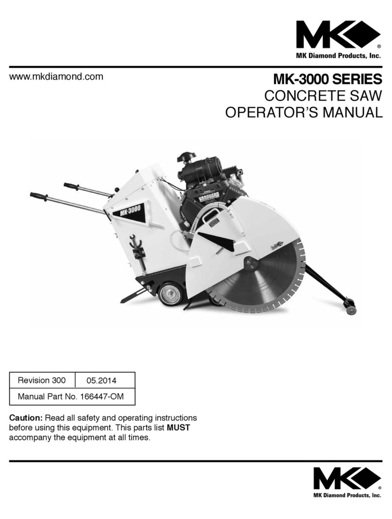MK Diamond Products MK-3000 Series Operator's manual