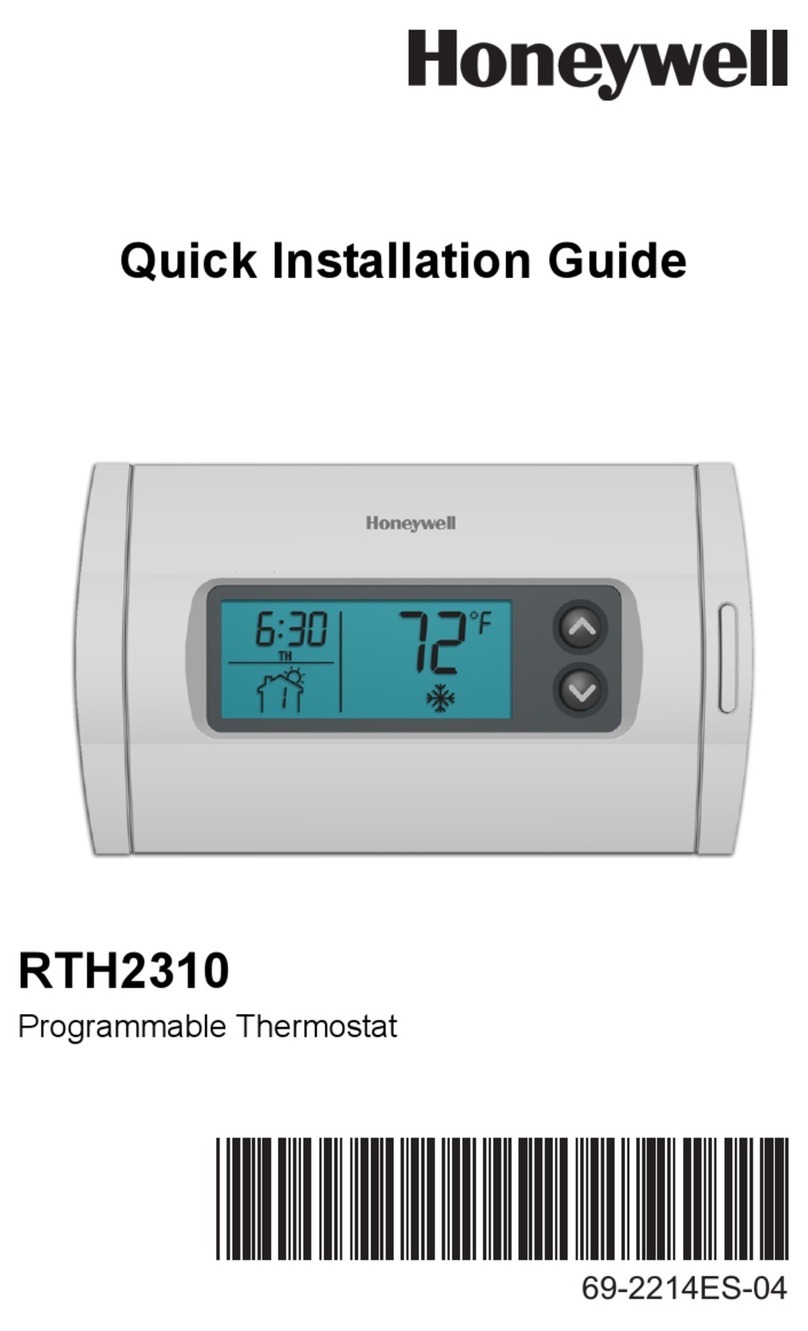 Honeywell RTH2310 User manual