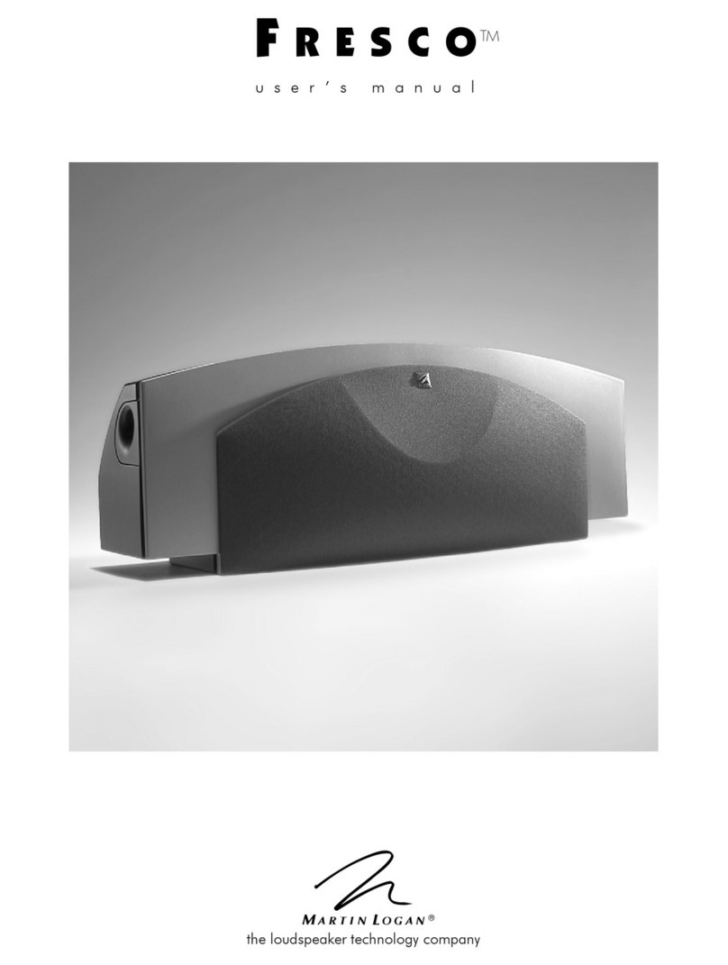 MartinLogan FRESCO user manual