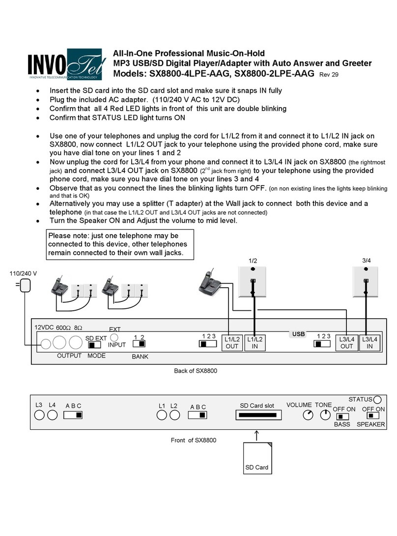invotel SX8800-4LPE-AAG user guide