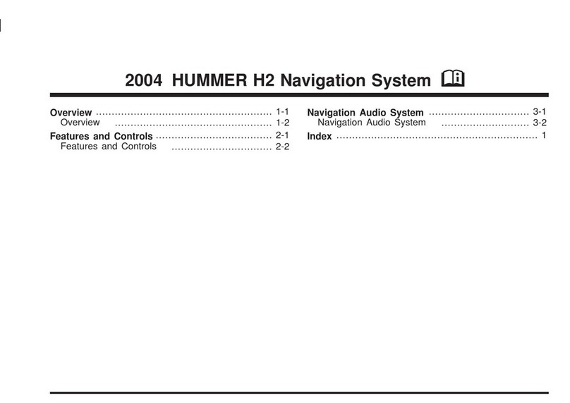 Hummer 2004 H2 User manual