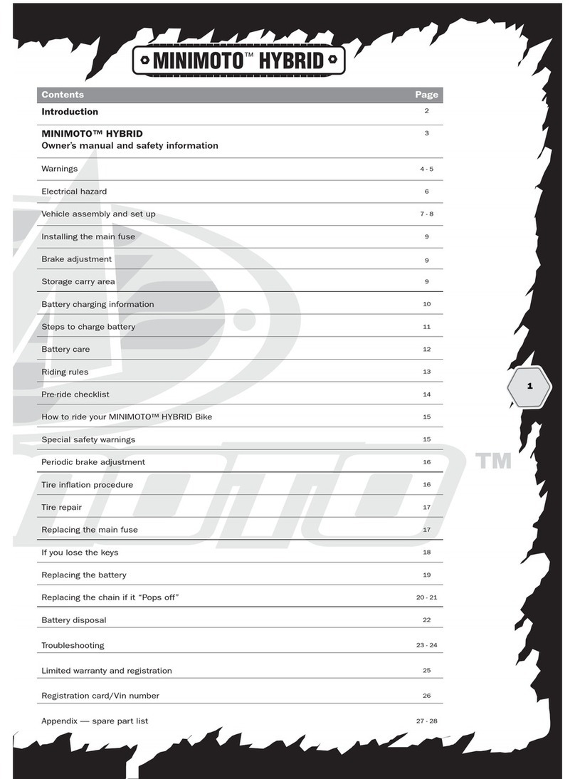 MINIMOTO Hybrid owner's manual