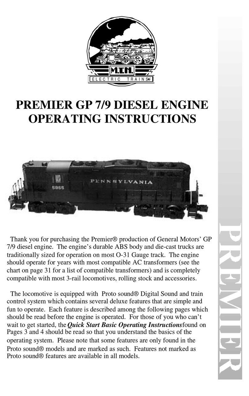 MTHTrains PREMIER GP 7/9 operating instructions