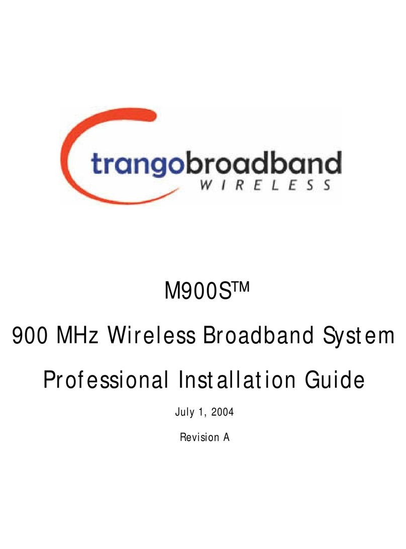 Tango Broadband Wireless M900S installation guide