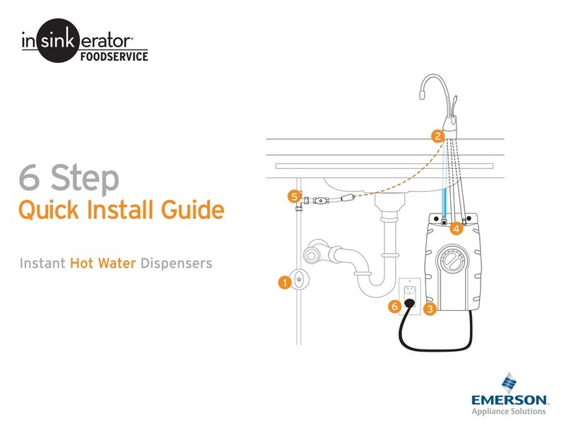 InSinkErator Instant Hot Water Dispensers Guick install guide