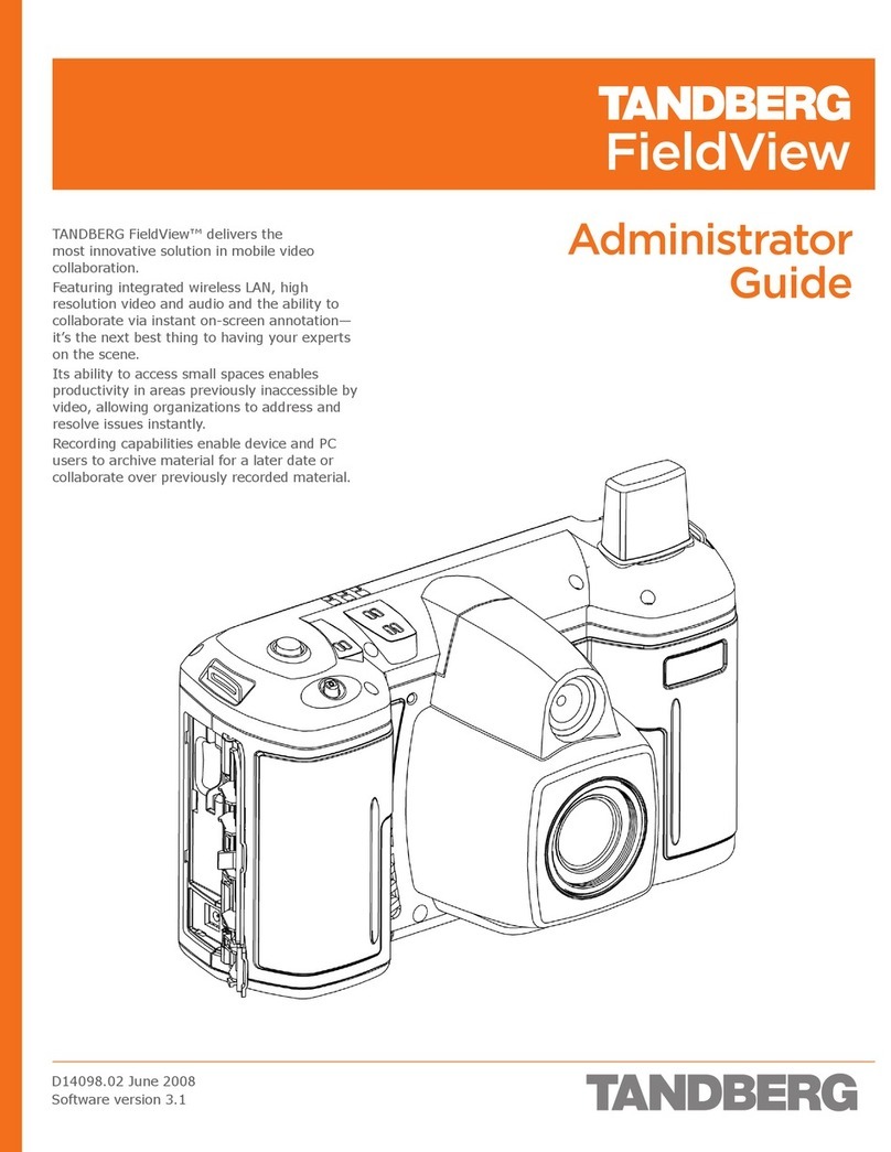 TANDBERG FieldView Administrator's guide TANDBERG FieldView Administrator's guide