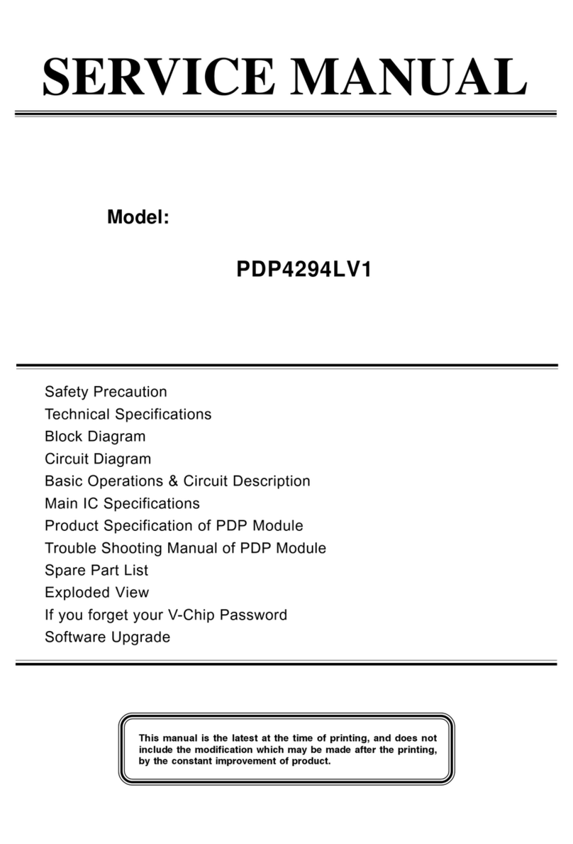 Akai PDP4294LV1 Service manual