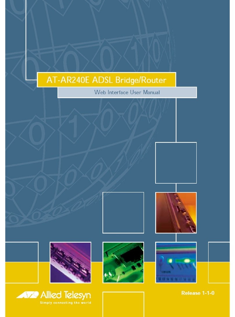 Allied Telesis AT-AR240E user manual
