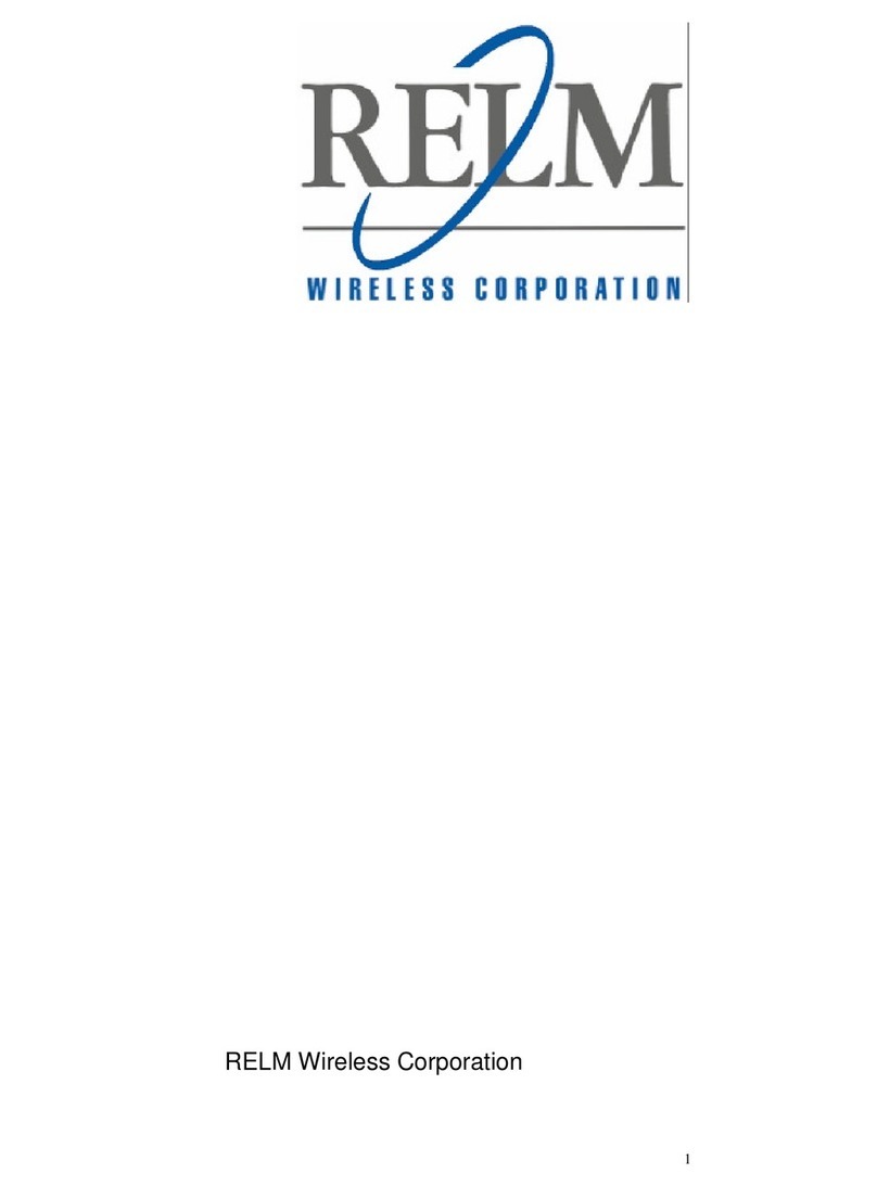 RELM two-way radio User manual