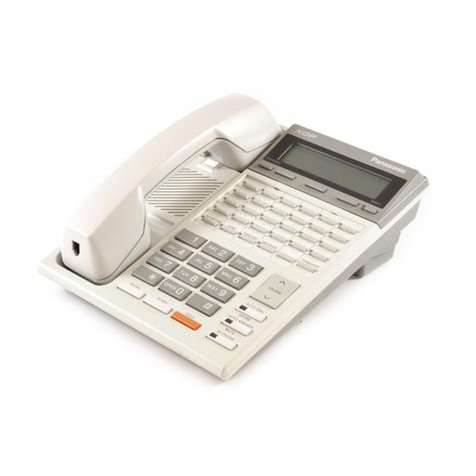 Panasonic KX-TD612E installation manual